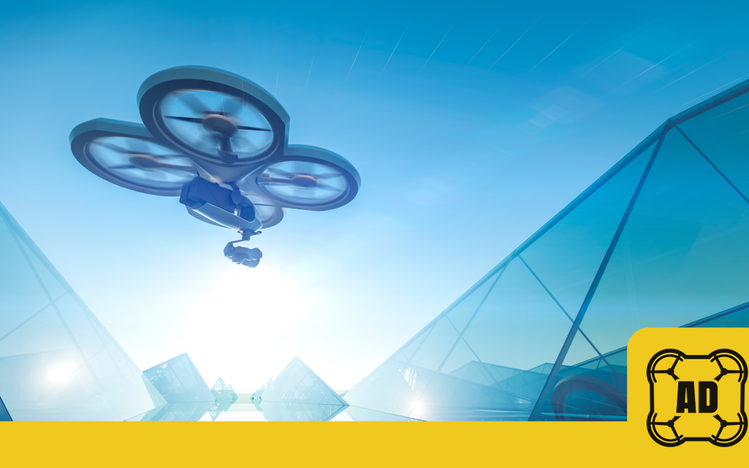 Why is it cost-effective to use drones in the security industry?