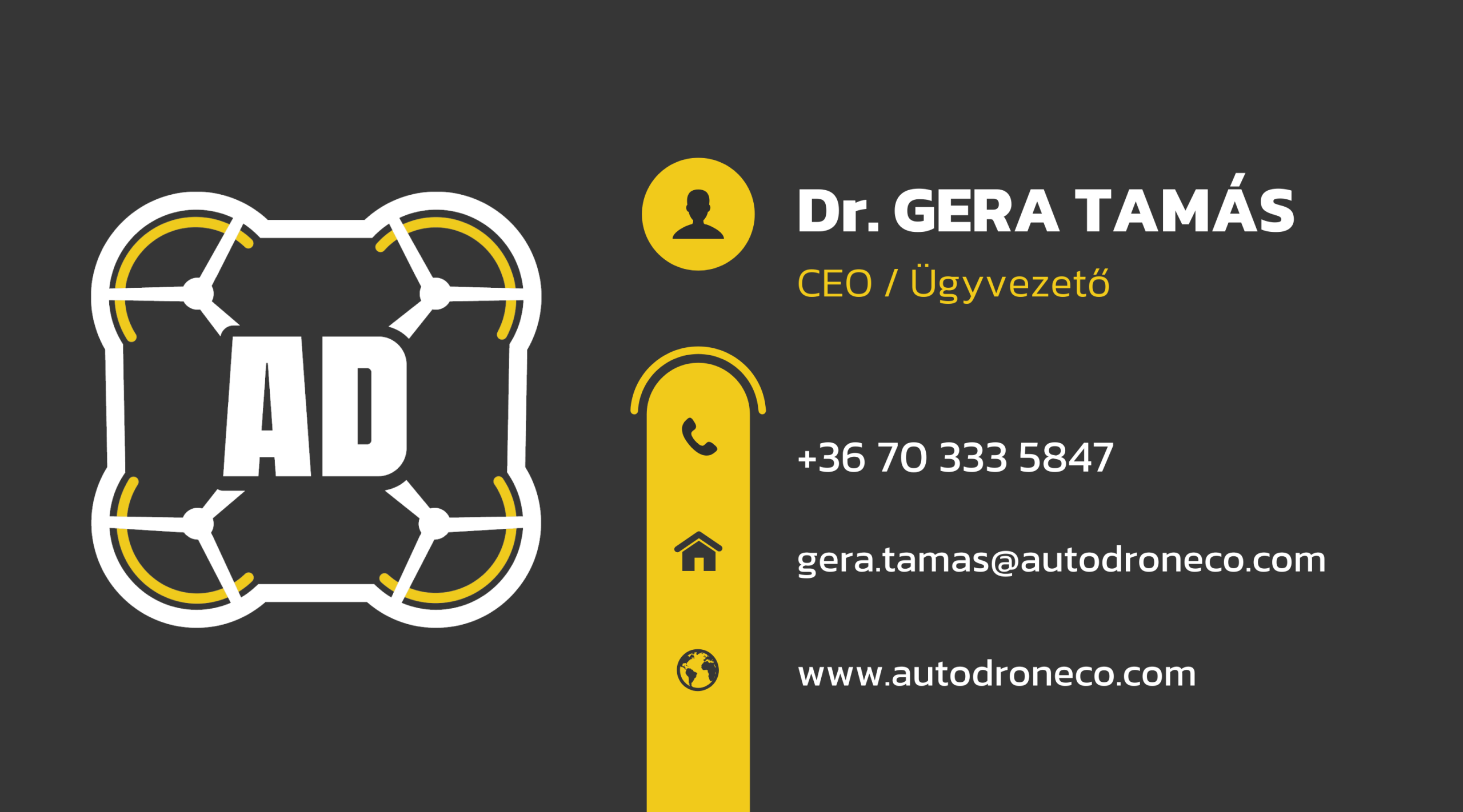 Namecard: Dr. Tamás Gera; Phone number: ; E-mail adress and webpage
